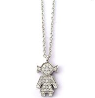 Collana Crivelli Donna easy in Oro bianco Diamante 0.20 Ct 289VP7597OR - 289VP7597OR